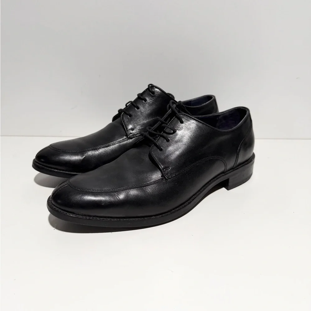 Cole Haan Classic Black Leather Men's Dress Shoes‎